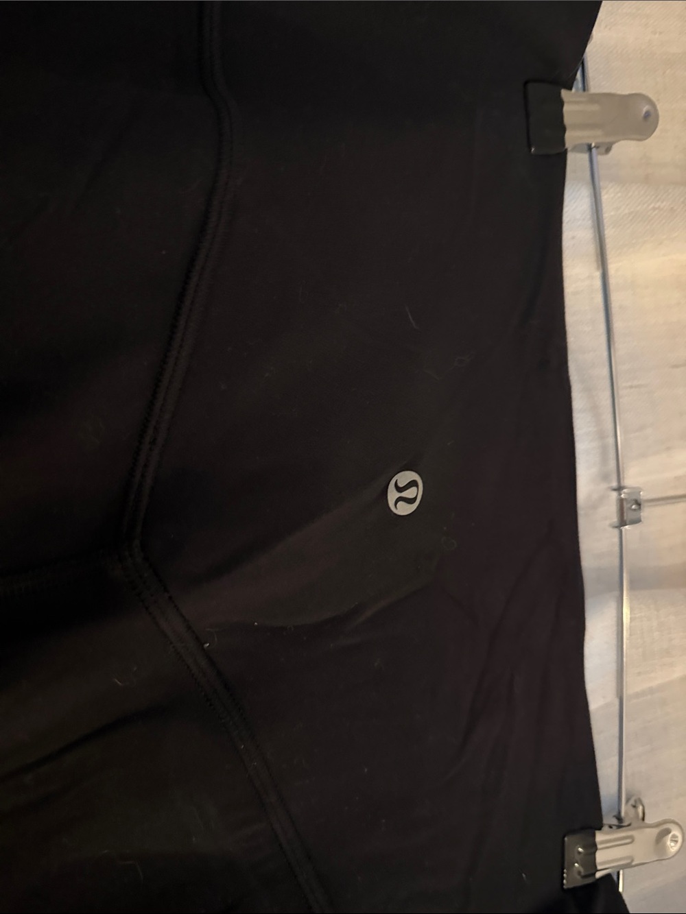 lululemon Black Wide-Leg Yoga Pants - Picture 2 of 5